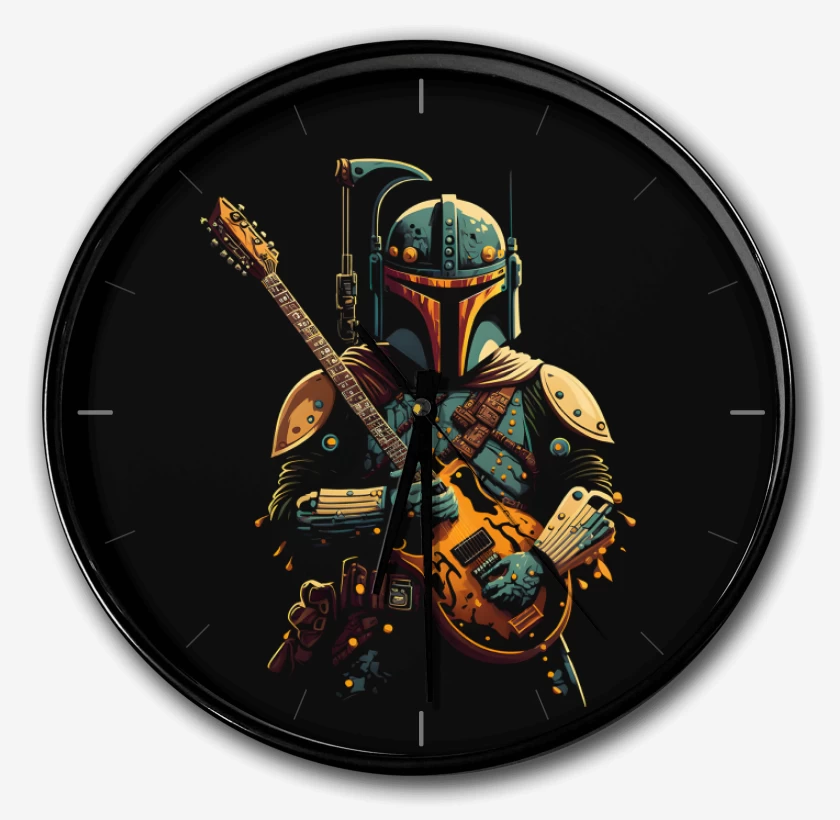 Reloj Negro de Guitarlorian