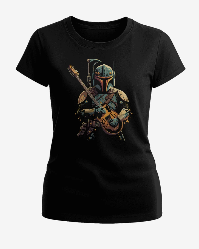 Polera de Mujer Negro de Guitarlorian