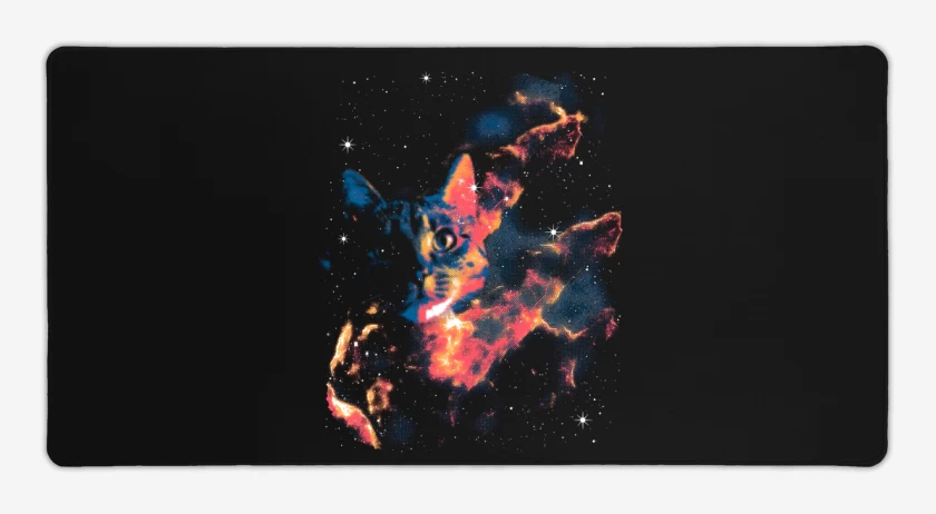 Mouse pad Gamer Neko Espacial