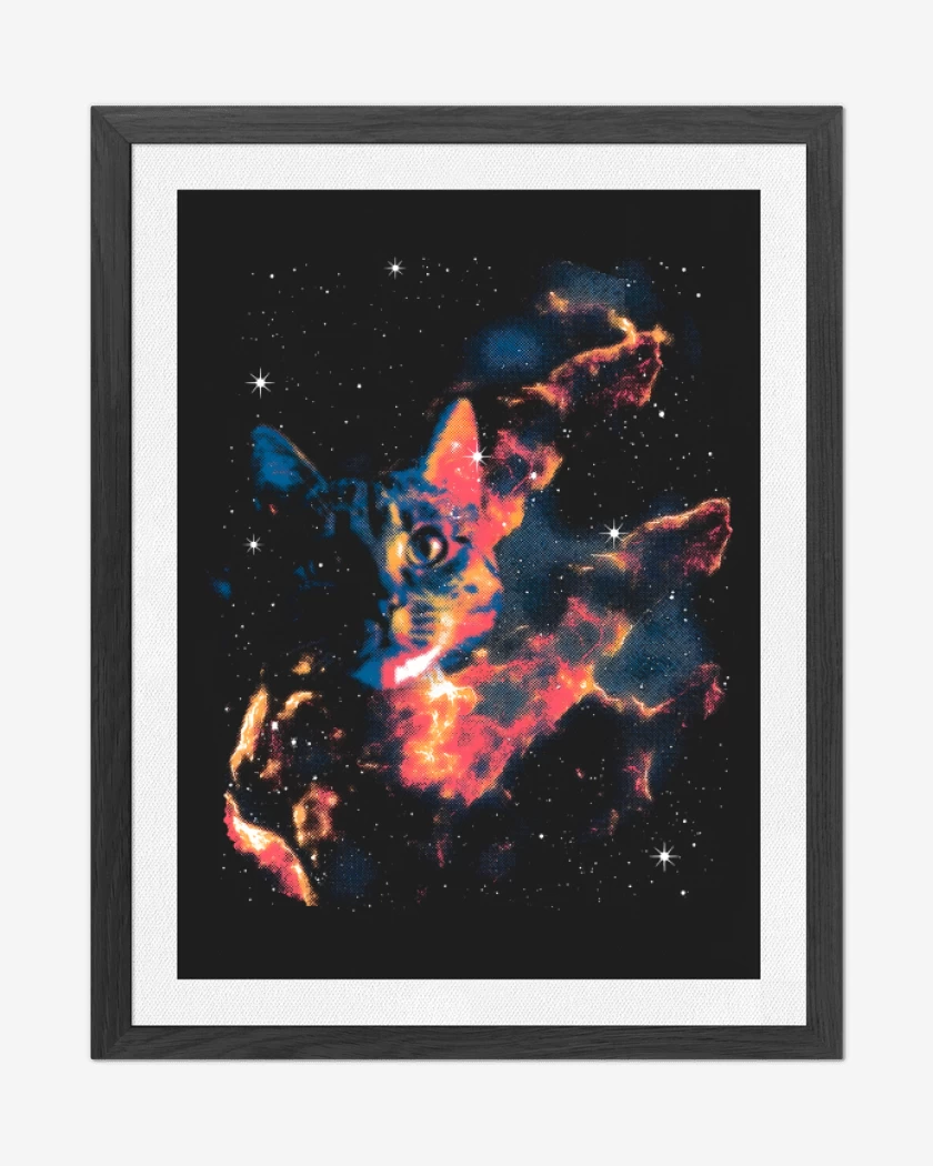Cuadro decorativo Neko Espacial