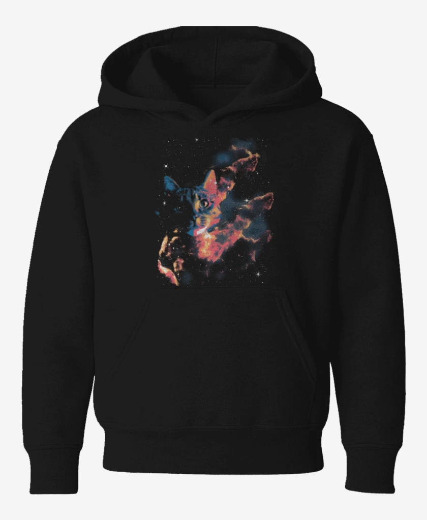 Poleron de niño Negro de Neko Espacial