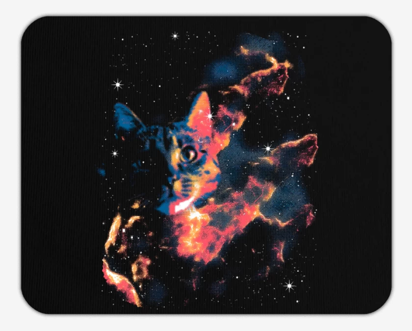 Mousepad Neko Espacial
