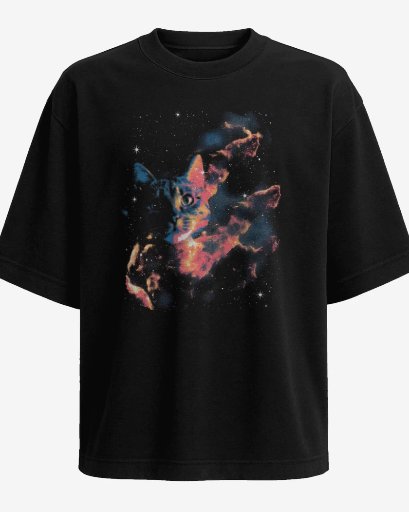 Polera Oversize Neko Espacial