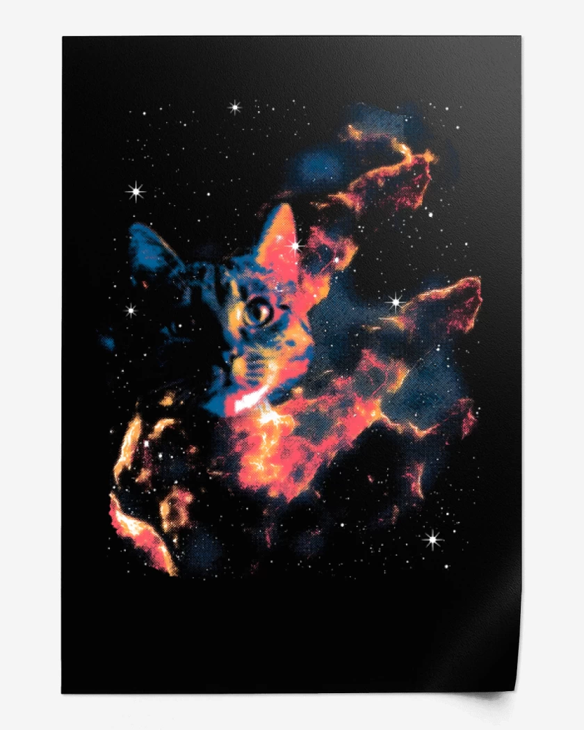Print Neko Espacial