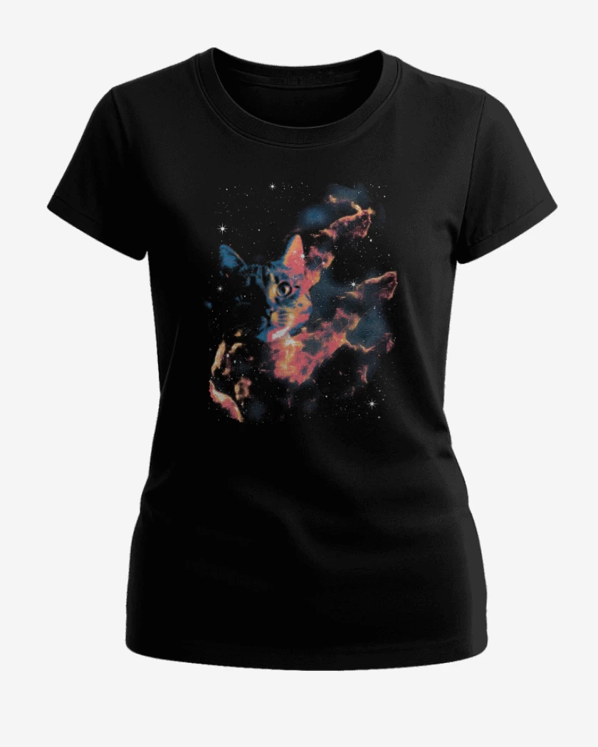 Polera de Mujer Negro de Neko Espacial