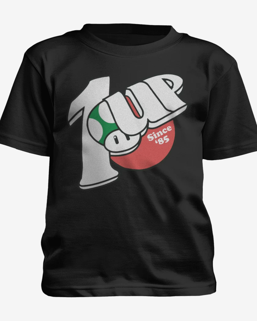 Polera de niño Negro de 1 UP