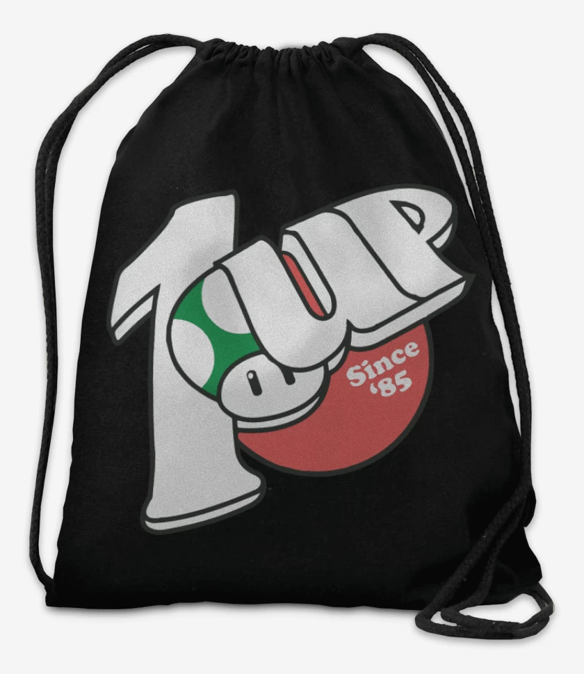 Mochila Negro de 1 UP
