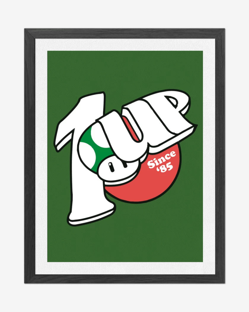 Cuadro decorativo Verde jade de 1 UP