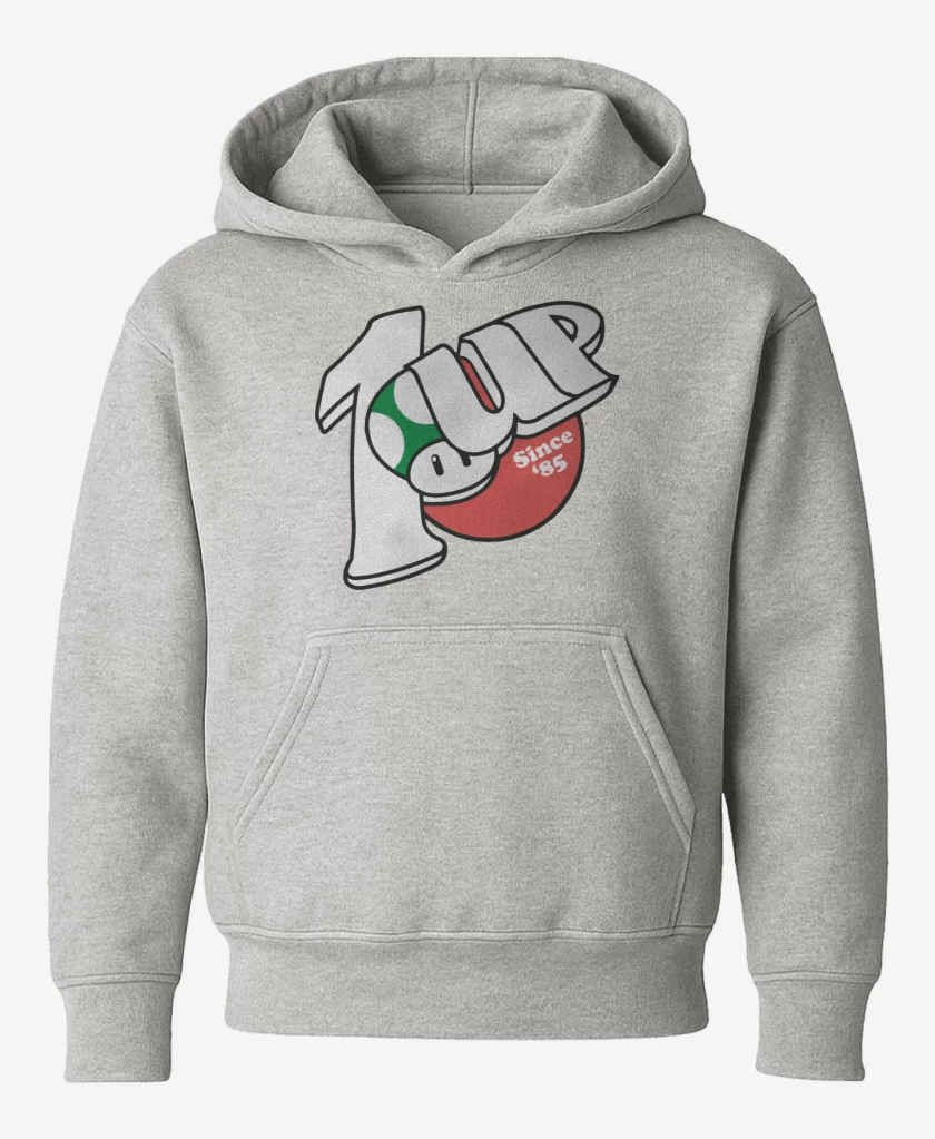 Poleron de niño Gris Melange de 1 UP