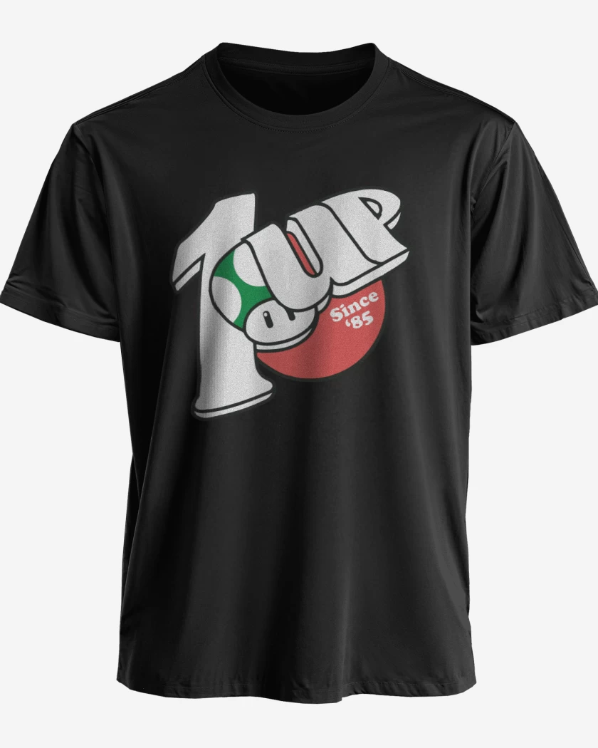 Polera premium Negro de 1 UP