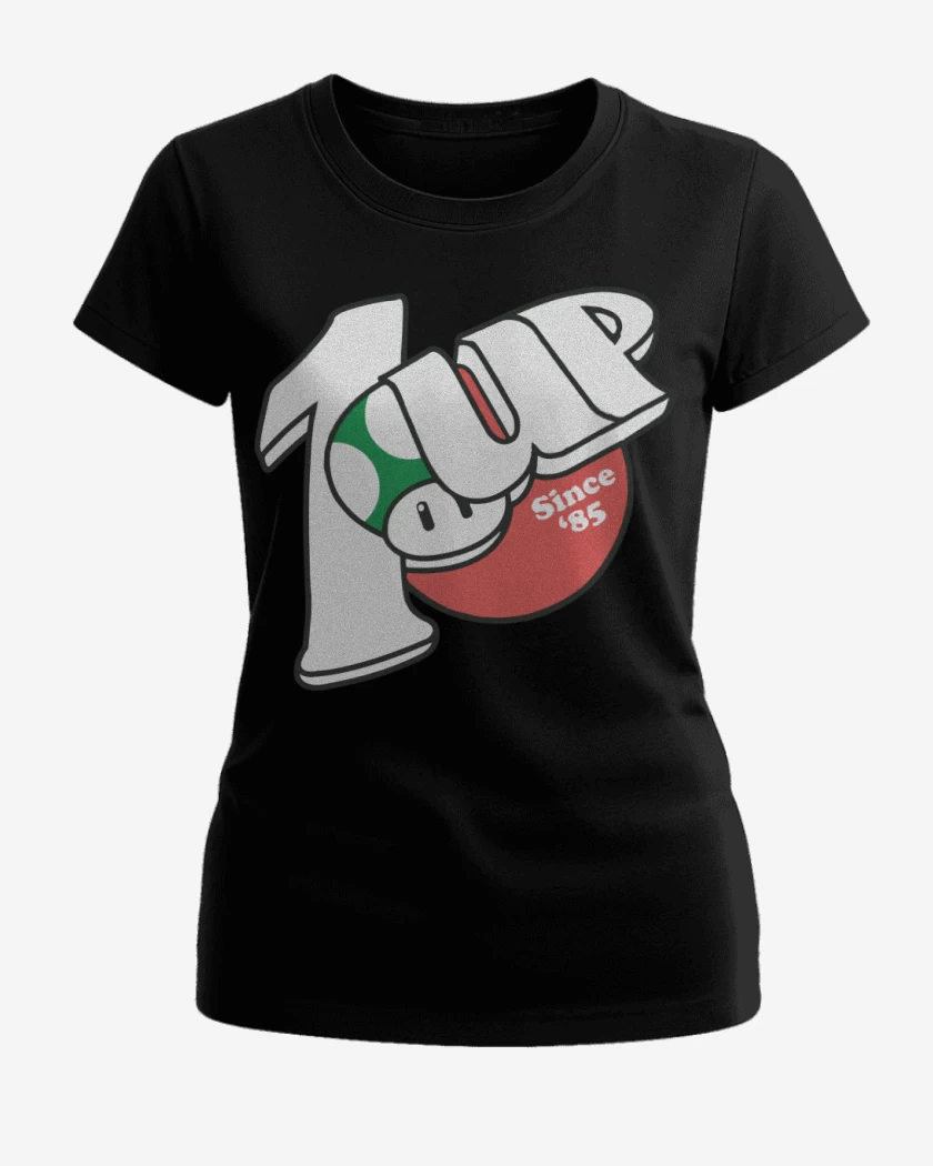 Polera de Mujer Negro de 1 UP