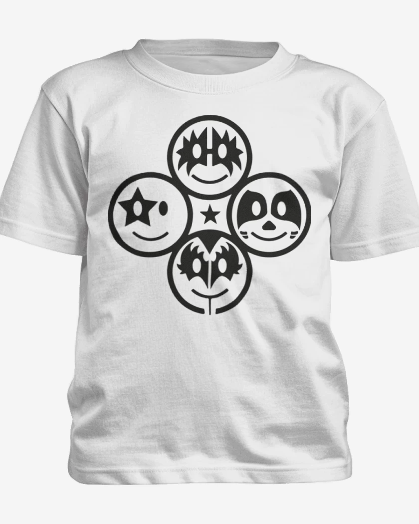 Polera de niño Blanco de Kiss