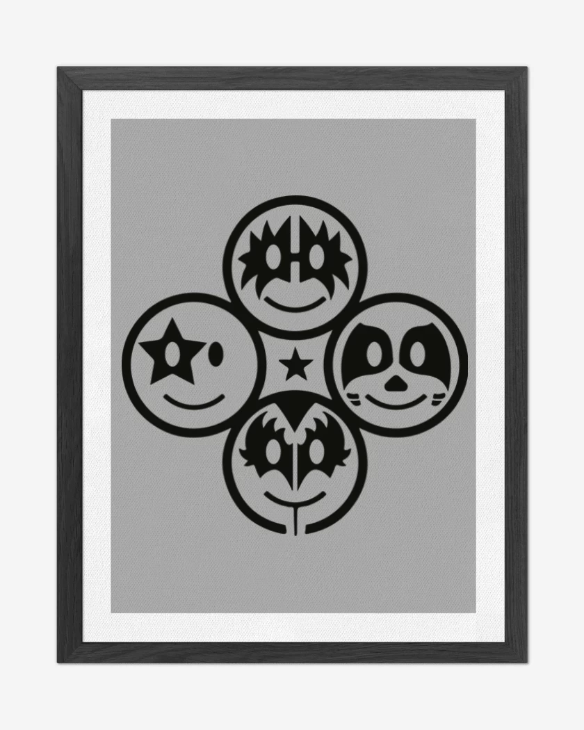Cuadro decorativo Gris Melange de Kiss