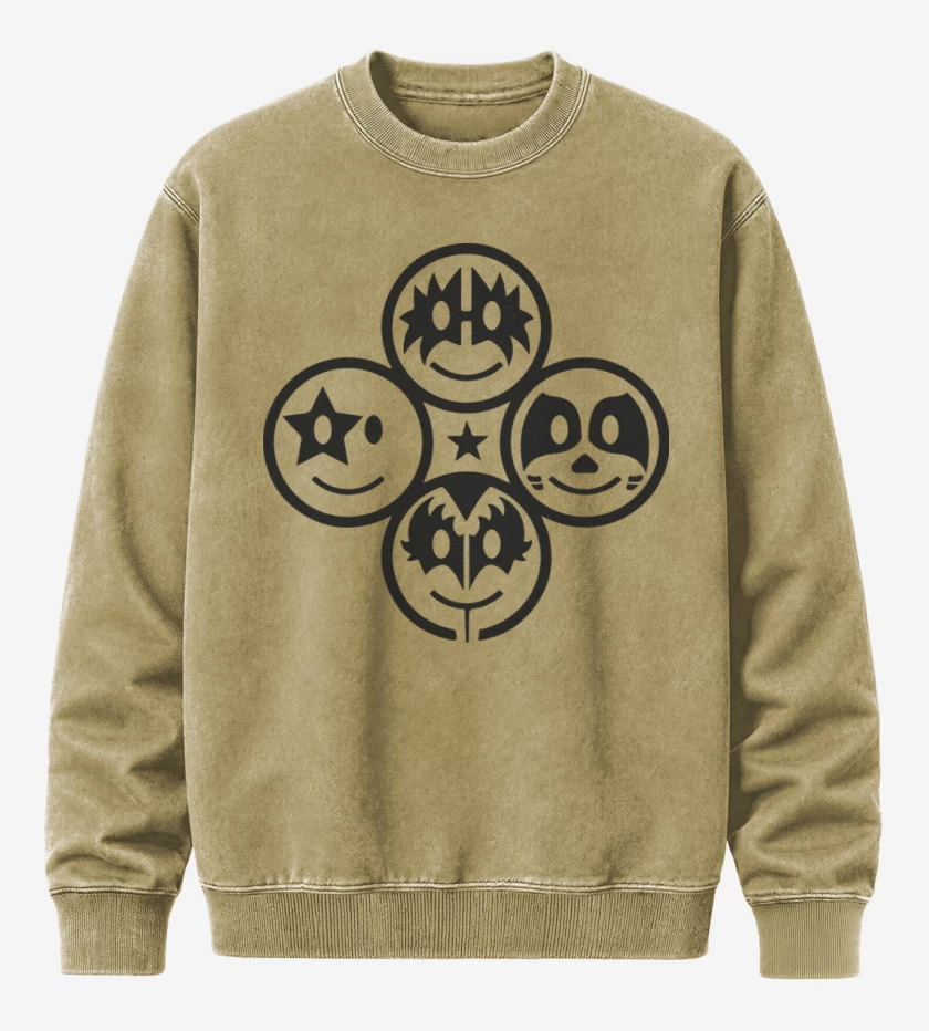 Poleron Polo Acid Wash Beige de Kiss
