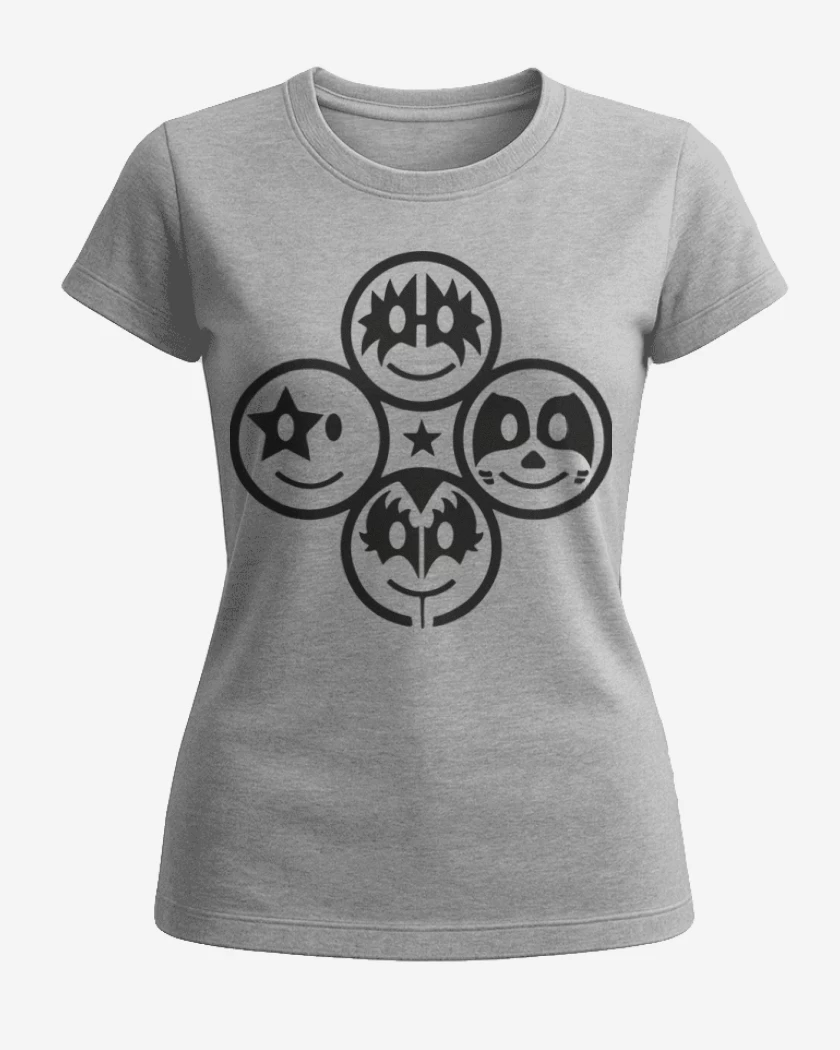 Polera de Mujer Gris Melange de Kiss