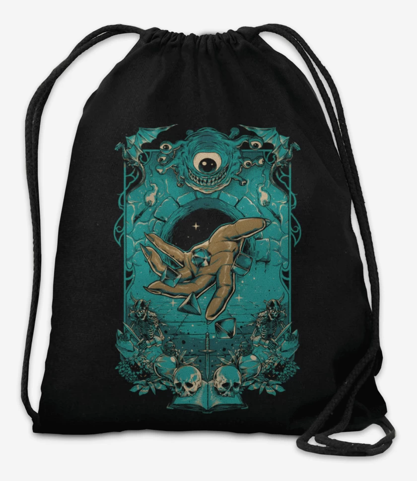 Mochila Negro de Maestro del Calabozo