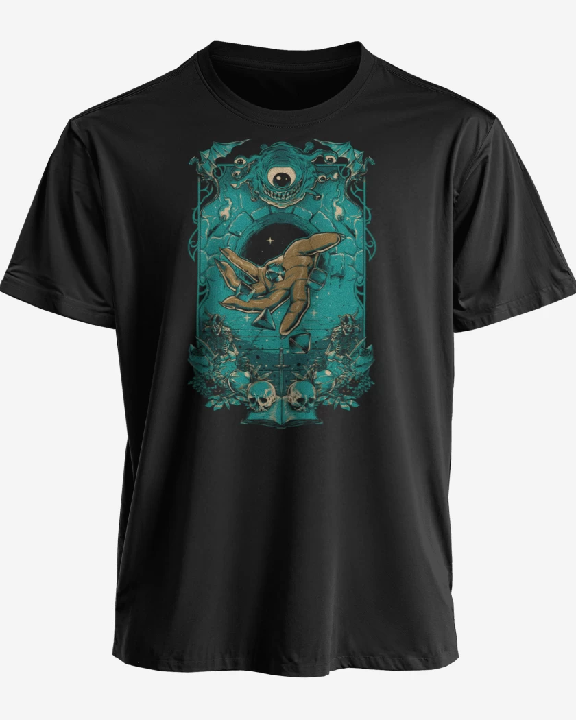 Polera premium Negro de Maestro del Calabozo