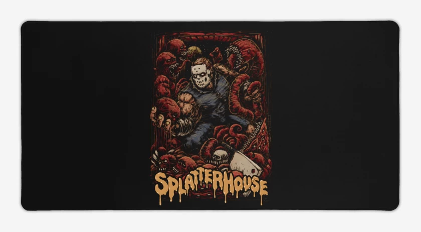 Mouse pad Gamer Negro de Splatterhouse