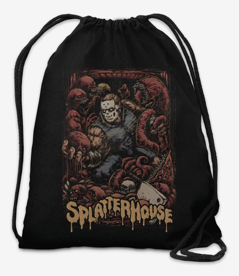 Mochila Negro de Splatterhouse