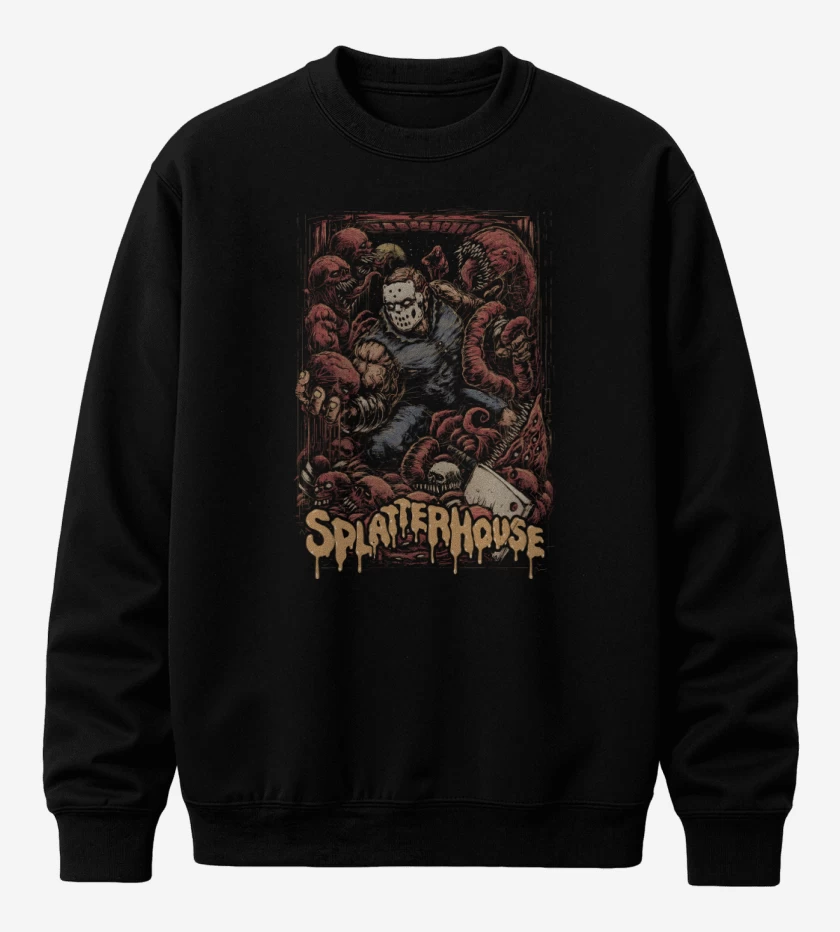Poleron polo Negro de Splatterhouse