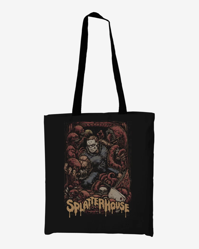 Totebag Negro de Splatterhouse