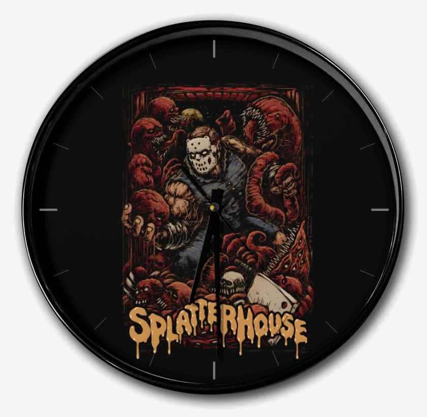 Reloj Negro de Splatterhouse