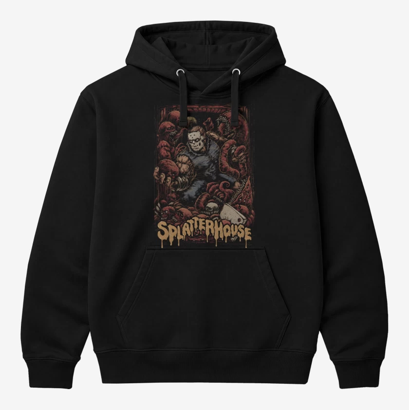 Polerón Canguro Negro de Splatterhouse