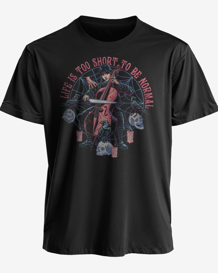 Polera La Vida es Corta para ser Normal