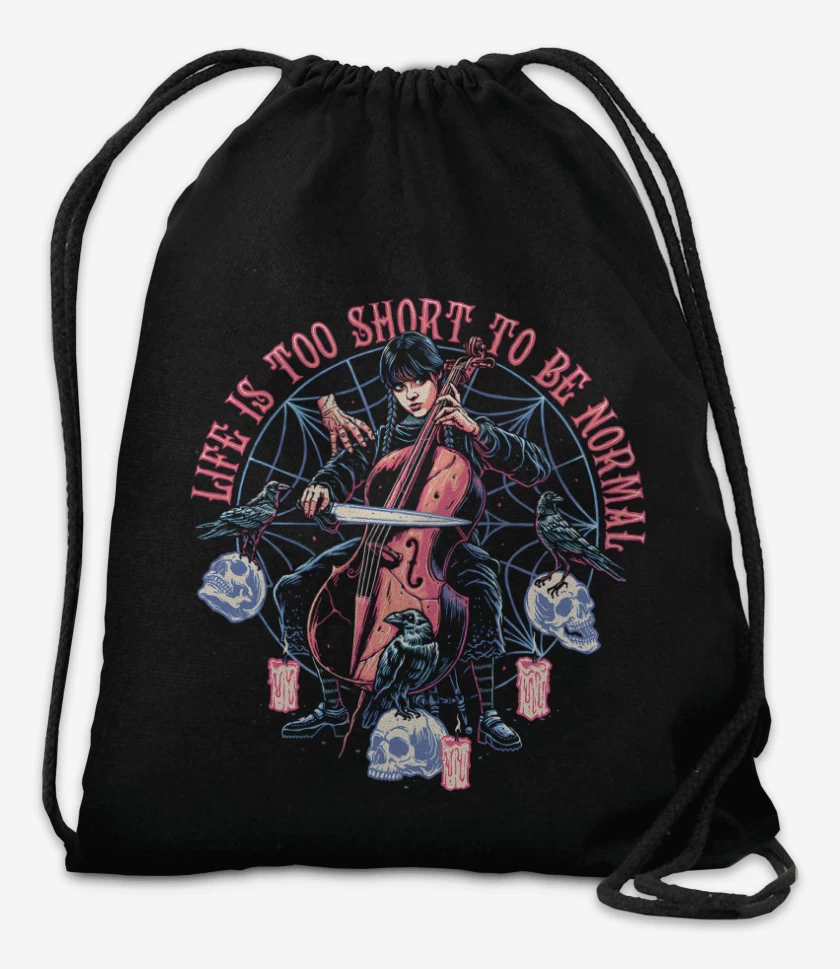 Mochila La Vida es Corta para ser Normal