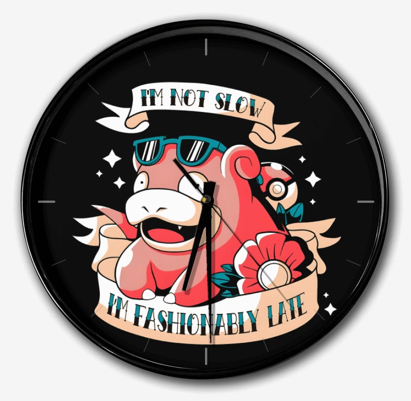 Reloj Negro de Im Not Slow
