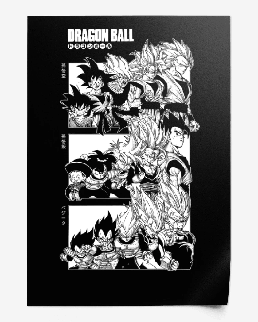 Print Saiyans Z