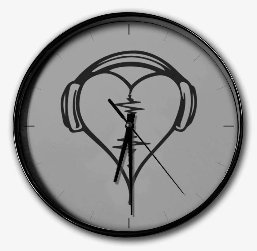 Reloj Gris Melange de Heart Music