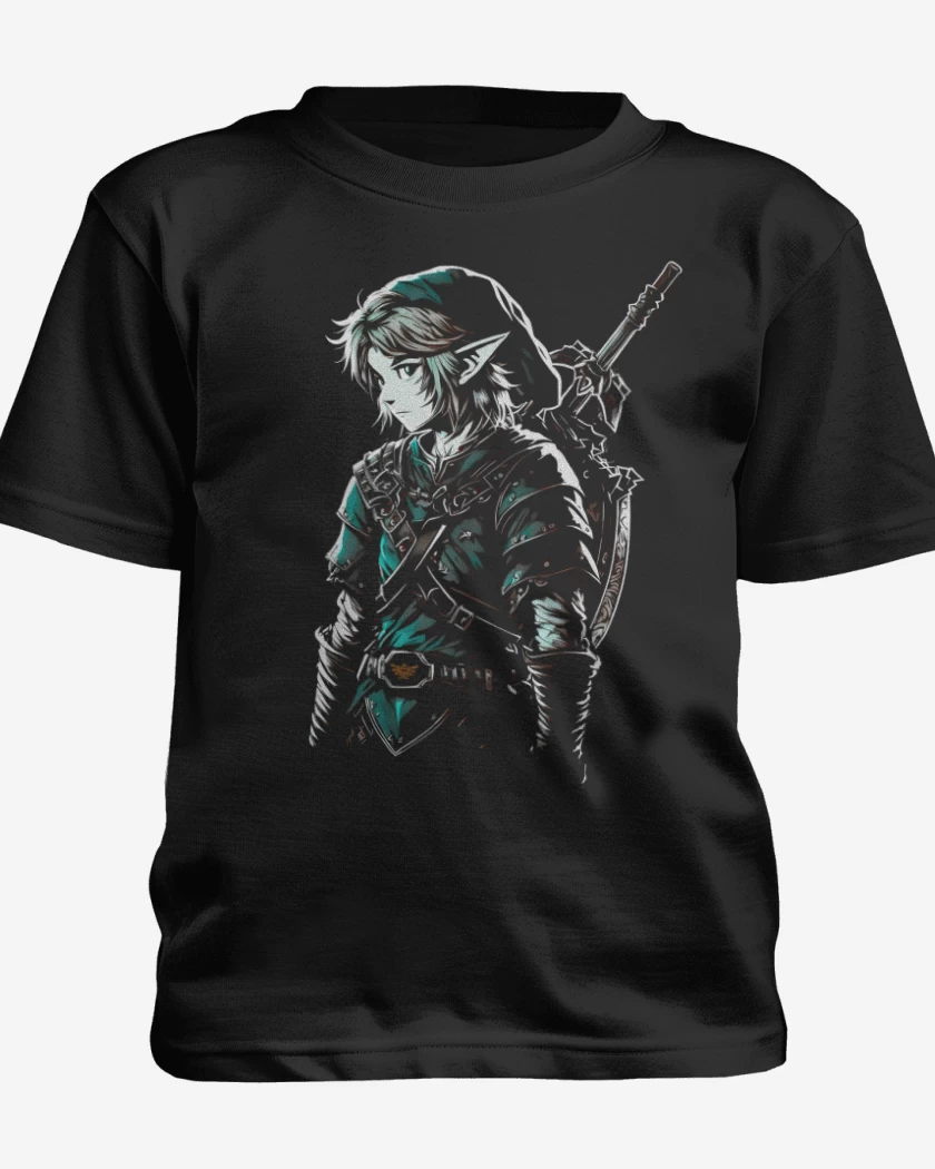 Polera de niño Negro de Enlace