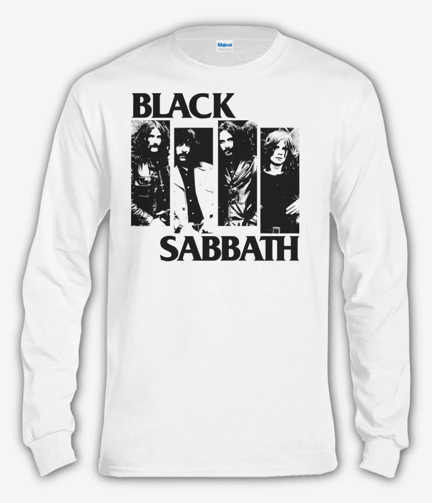 Polera manga larga Blanco de Flag Sabbath