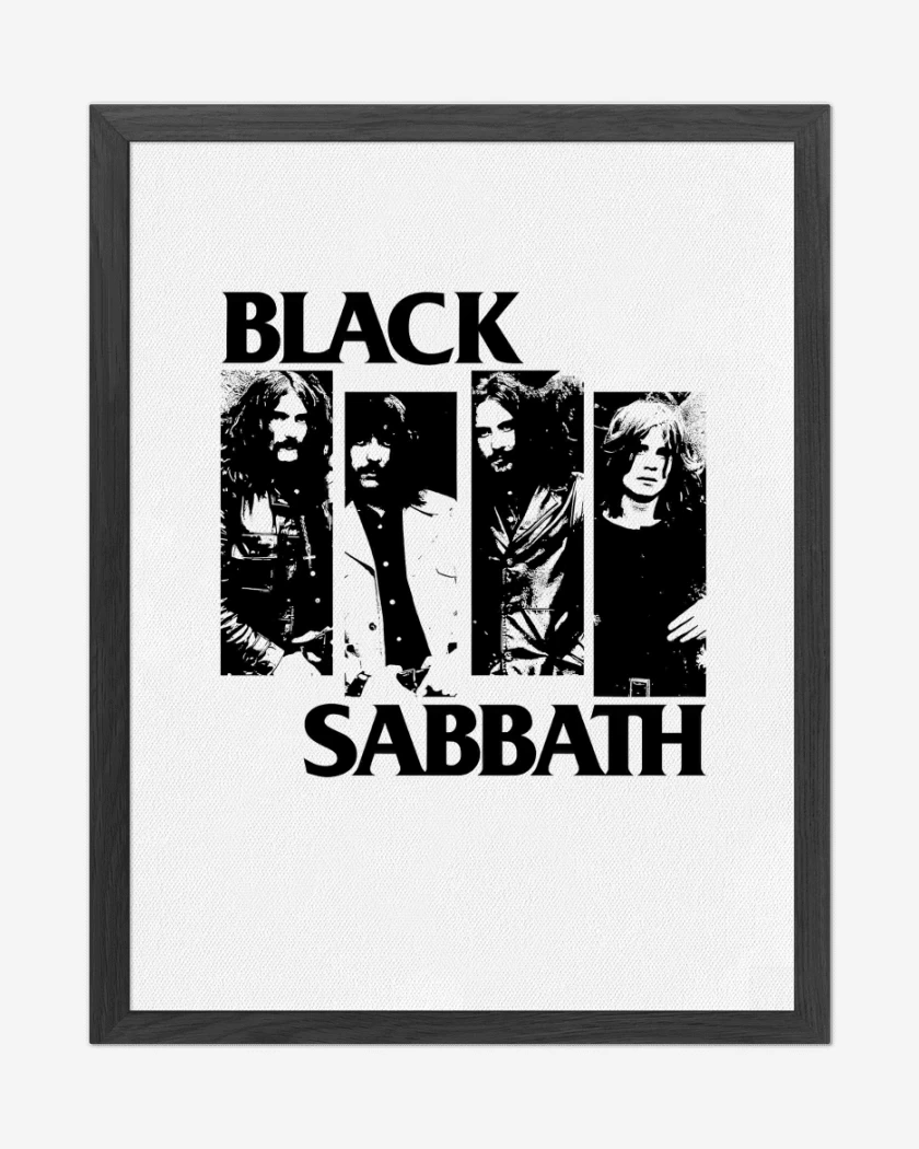 Cuadro decorativo Blanco de Flag Sabbath