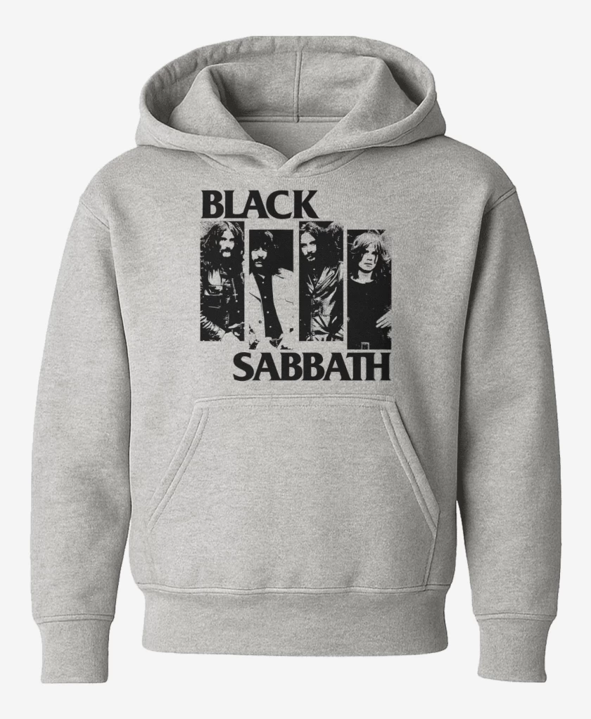 Poleron de niño Gris Melange de Flag Sabbath