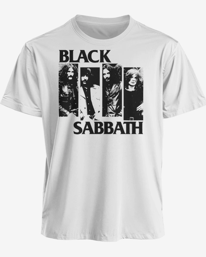 Polera premium Blanco de Flag Sabbath