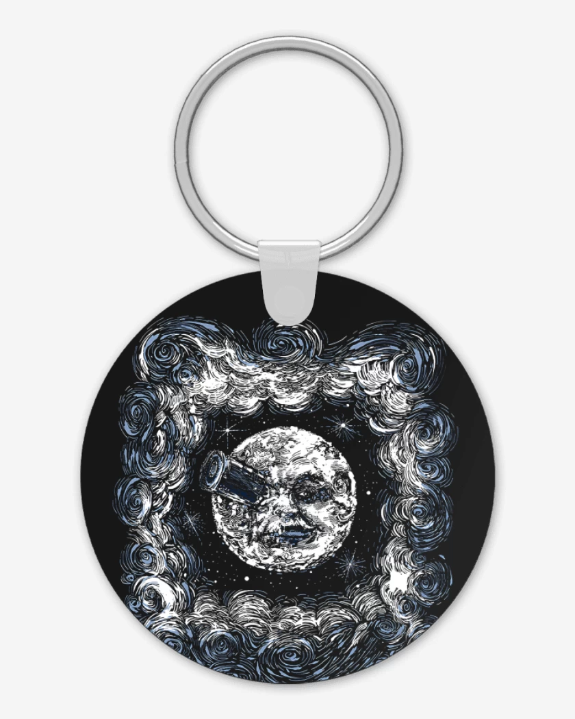 Llavero Luna Baleada