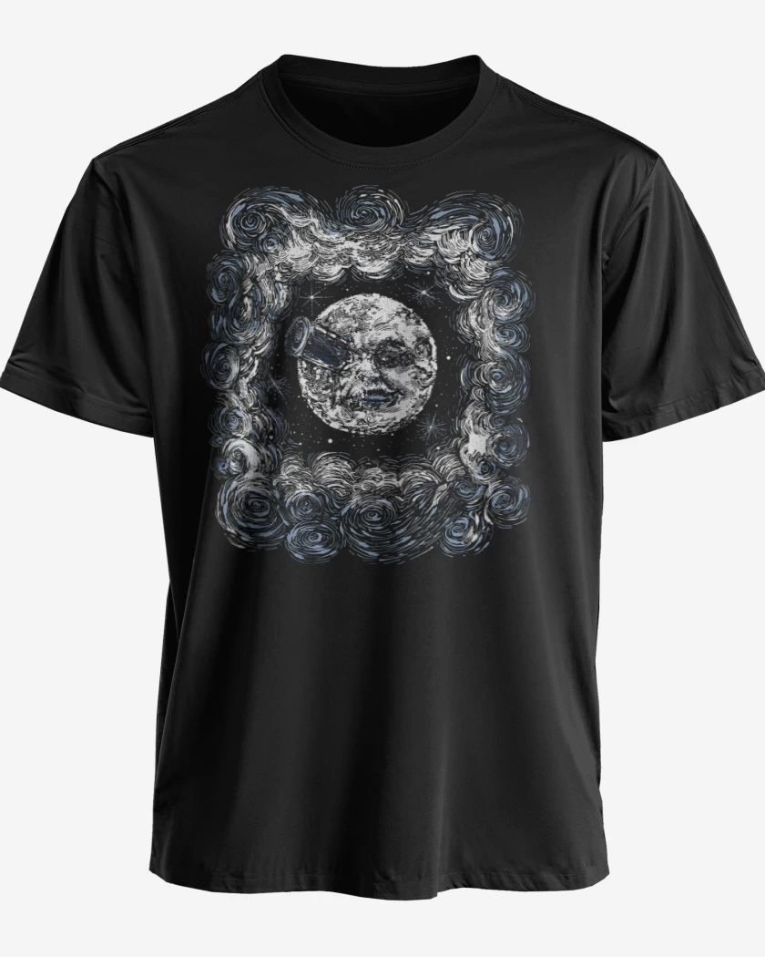 Polera premium Negro de Luna Baleada