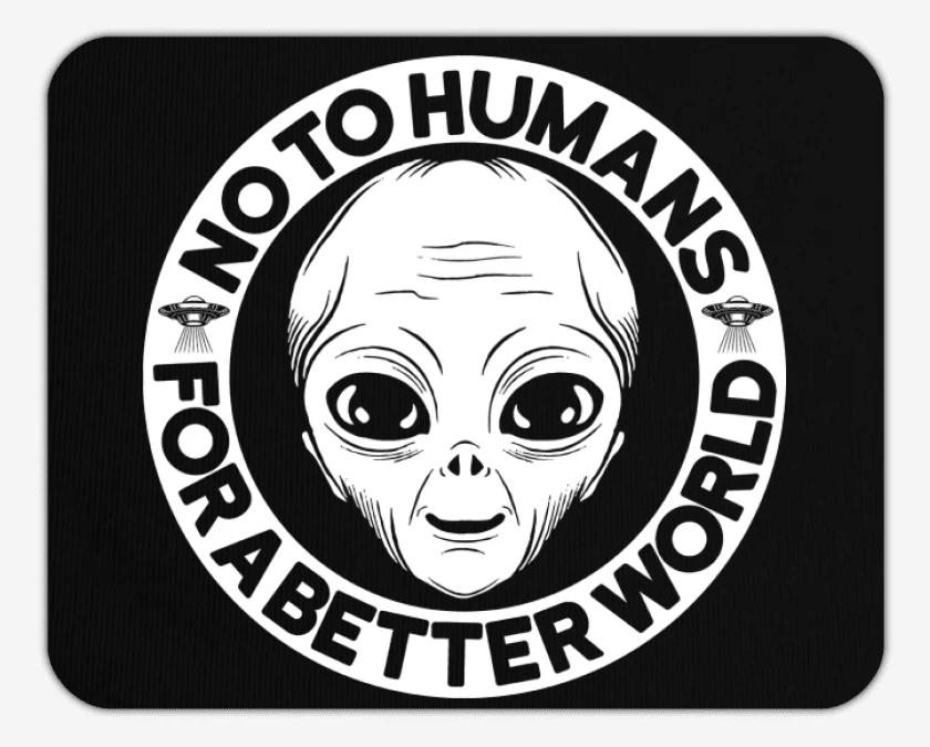 Mousepad No To Humans
