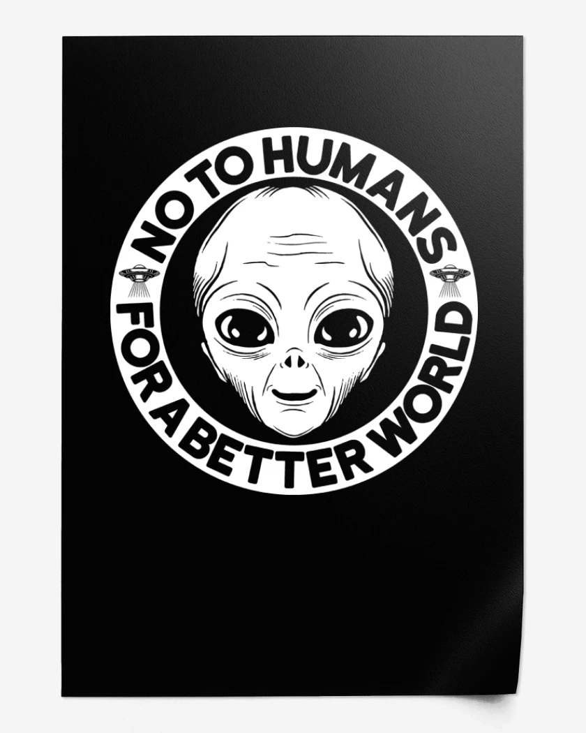 Print No To Humans