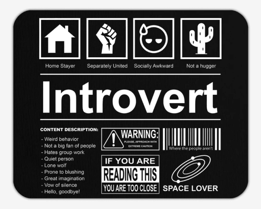 Mousepad Introvertido