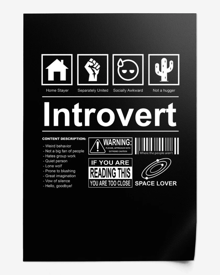 Print Introvertido