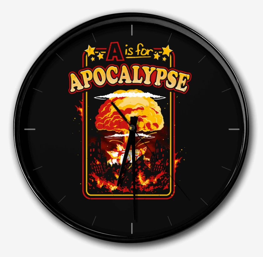 Reloj Negro de A de Apocalipsis