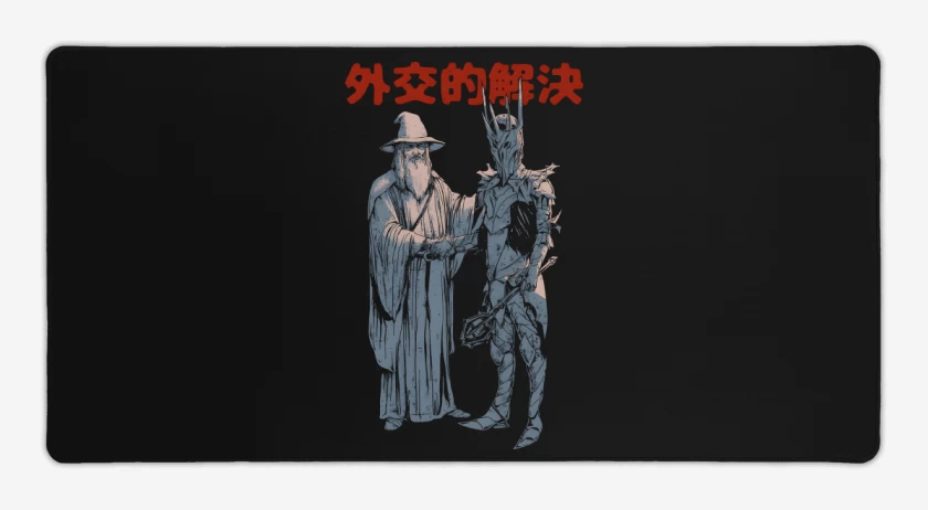 Mouse pad Gamer Paz en las Tierras Medias
