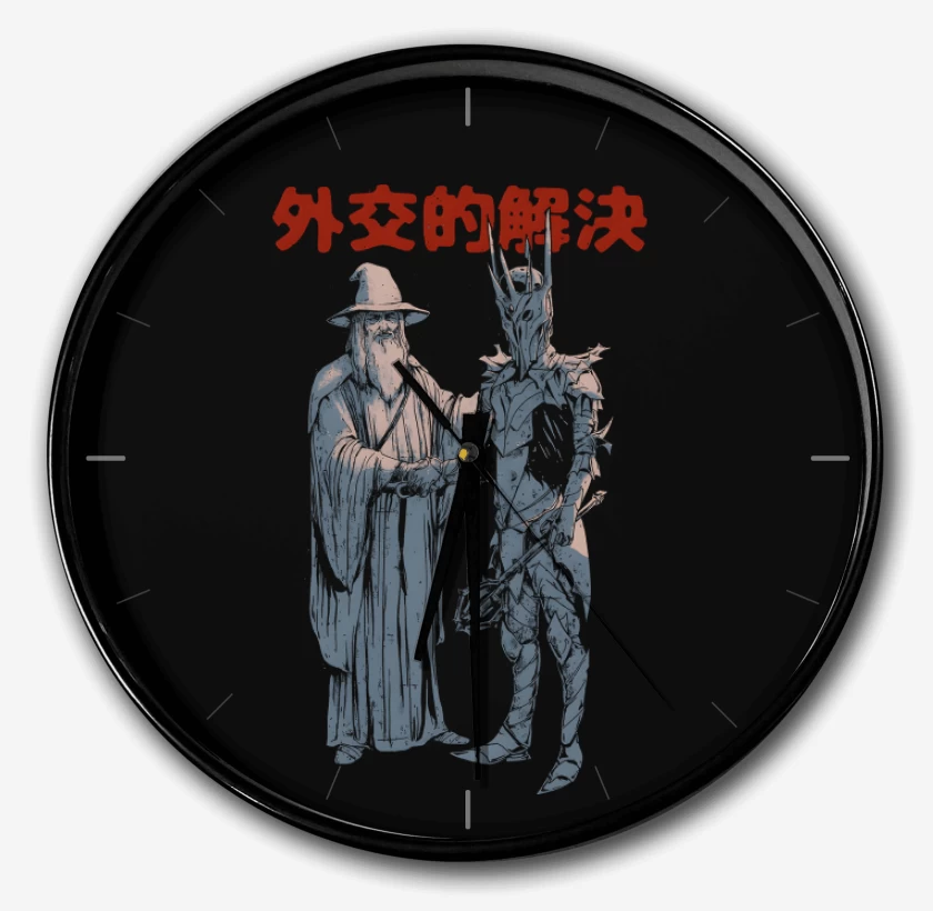 Reloj Negro de Paz en las Tierras Medias