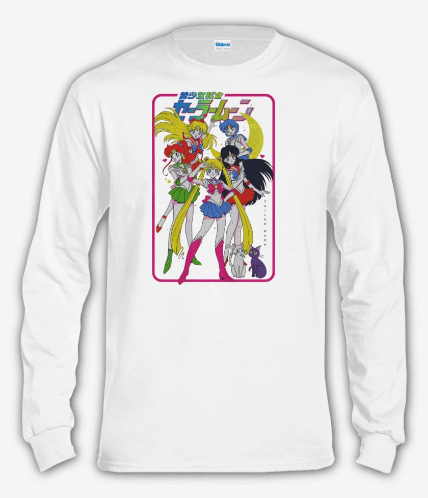 Polera manga larga Guerreras de la Luna