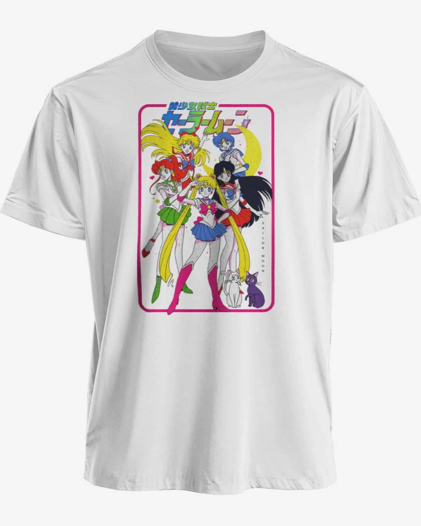 Polera premium Blanco de Guerreras de la Luna