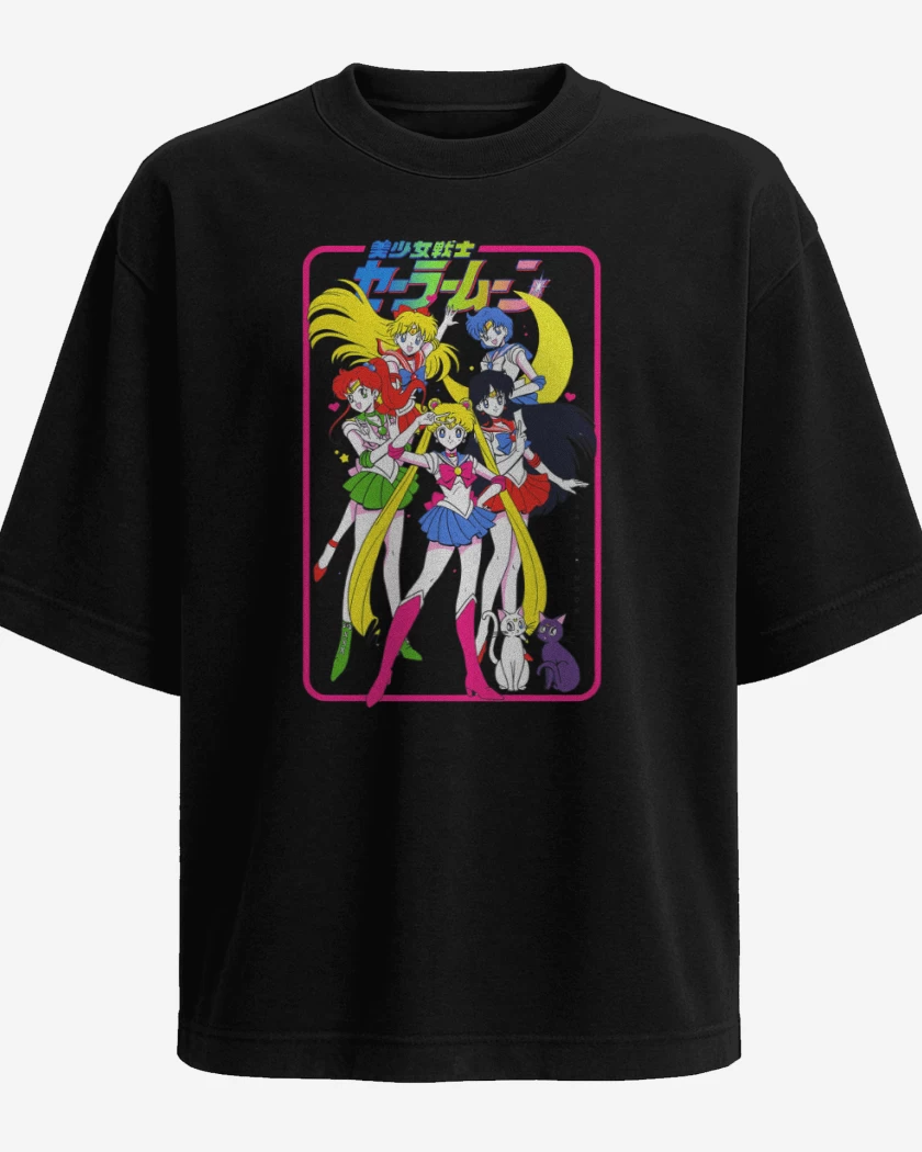 Polera Oversize Guerreras de la Luna