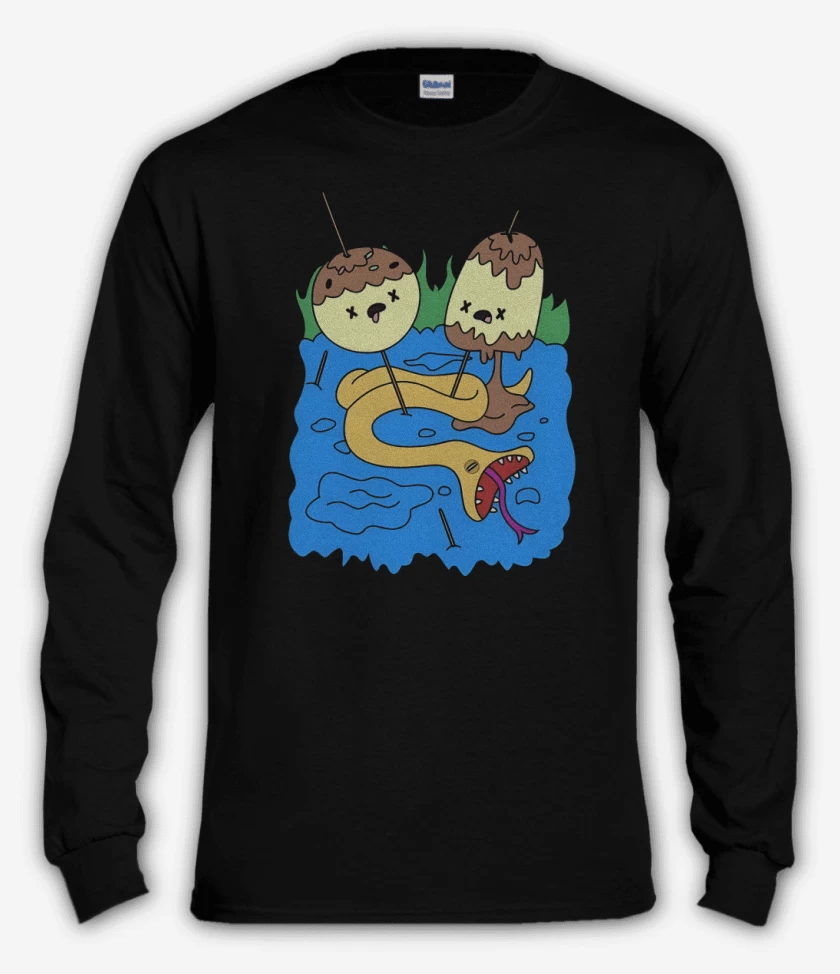 Polera manga larga Negro de Polera Dulce Princesa